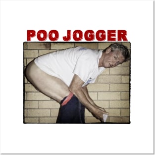 poo jogger Posters and Art